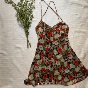Urban outfitters floral strappy dress